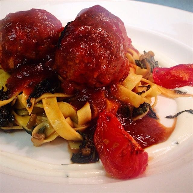 My Farm to Table class entree. Everything grown and produced at SUNY Cobleskill. 