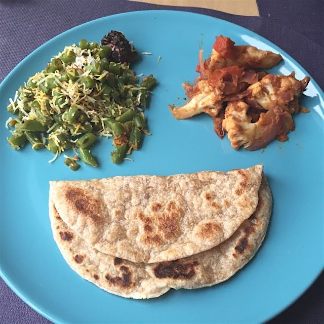 The happiness of a #homecooked meal after a week of crazy travel!