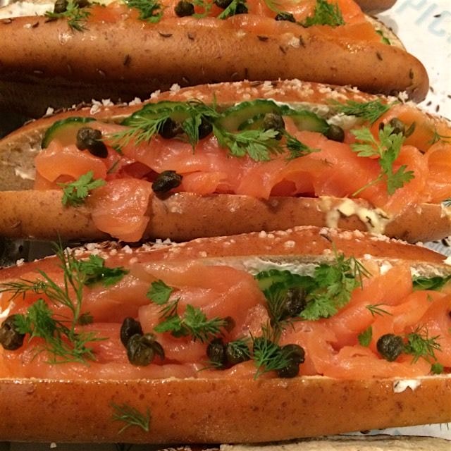 I love sliced english cucumber In sandwiches. They add the perfect light crunch, like in this smo...