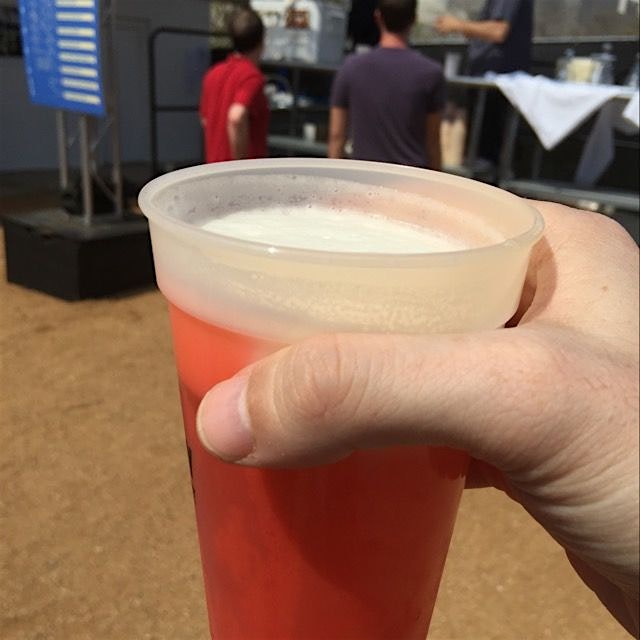 Beer in a color changing mood cup #sxsw
