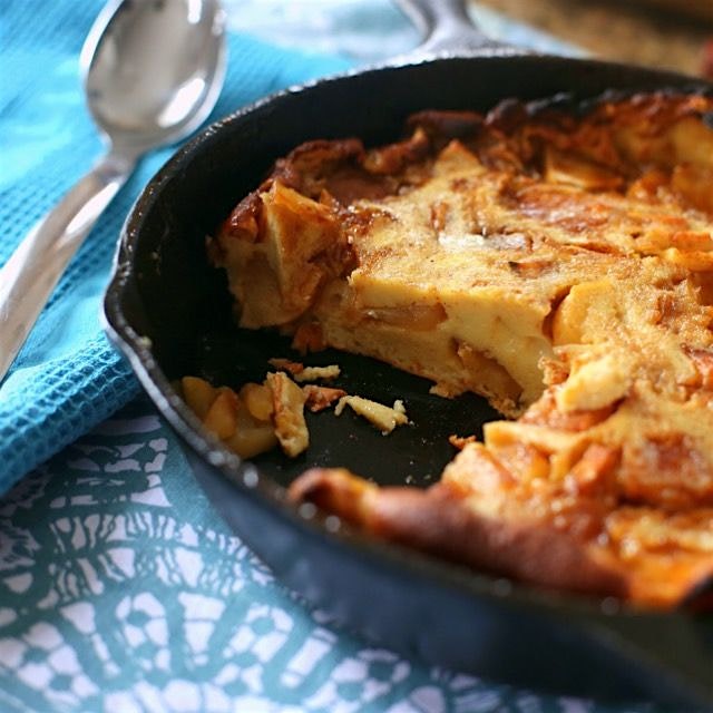 Apple skillet pancake, a.k.a. a Dutch baby!