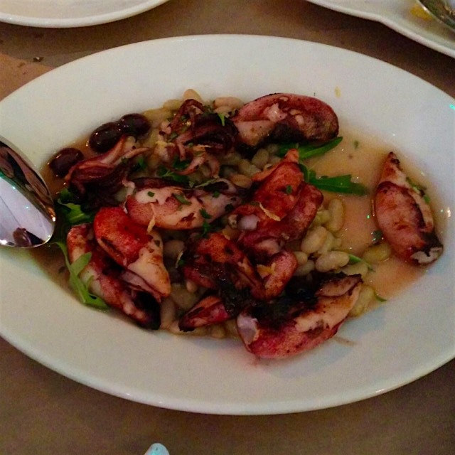 One of five too many small plates 