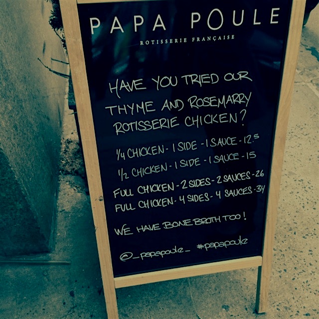 I love my job. I HAD to try almost everything at Papa Poule for an upcoming article for Clean Pla...