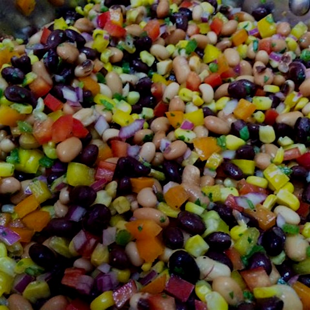 Bean Salad! Ingredients courtesy of @BrooklynMarketBayRidge