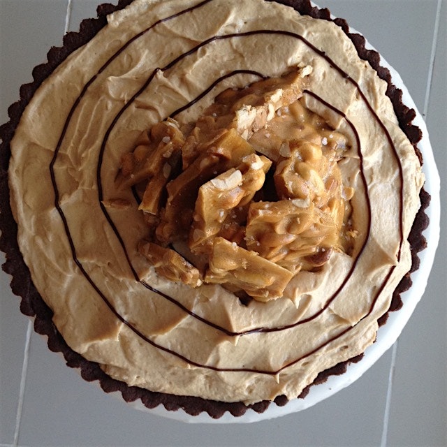 Very busy with recipe testing in the run up to Pi week last week.  This is peanut butter cup pie ...