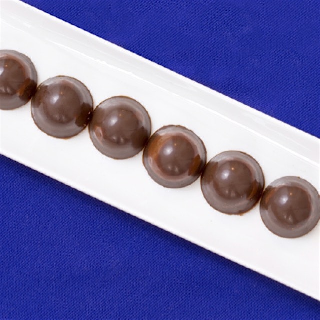 Dark chocolate, chia, sea salt truffles