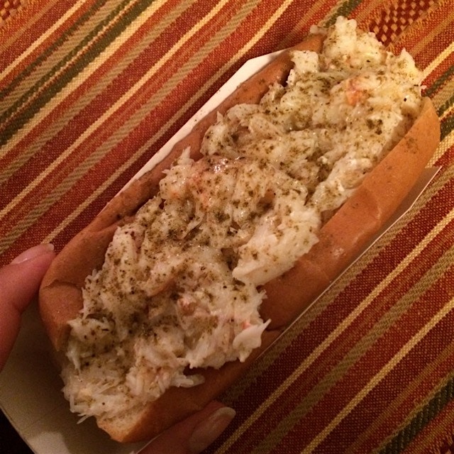 Crab Roll, my favorite at Luke's Lobster Park Slope