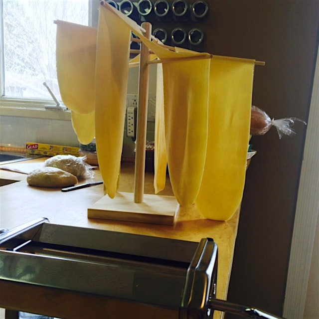 Love making homemade pasta!