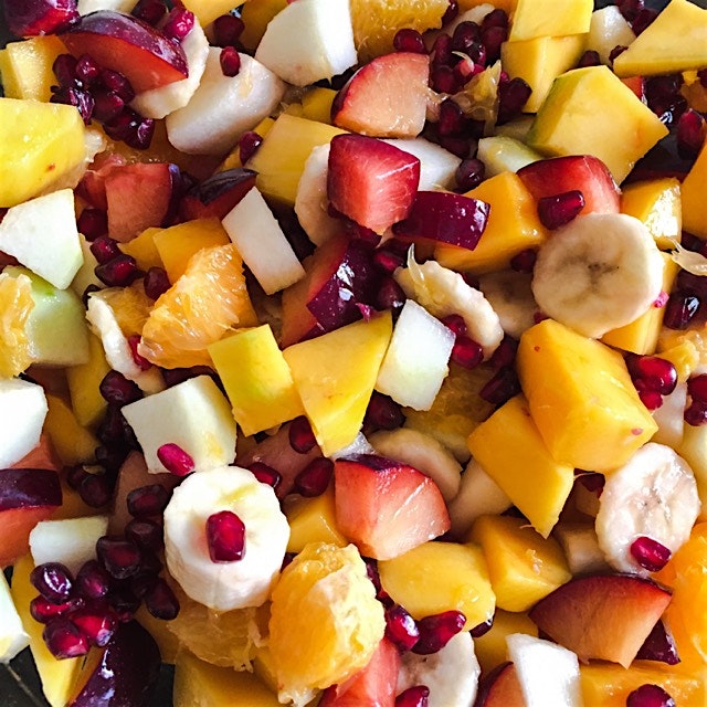 Just made a fruit salad!