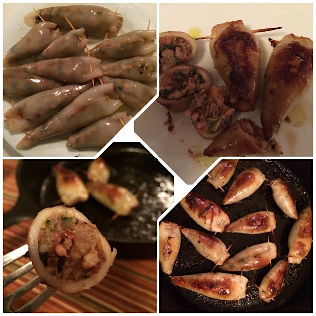 Calamari Ripieni!!!
(Stuffed Calamari)
Inspiration Stuffing