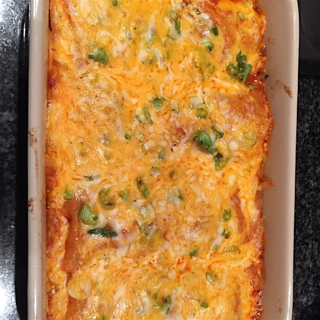 Chicken enchiladas