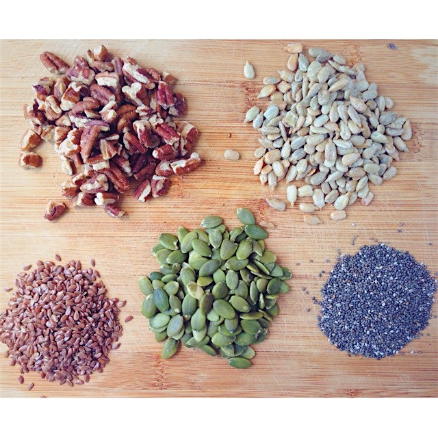 The beginnings of a batch of granola! 