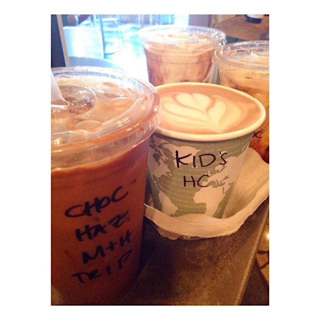 Today's indulgence. Even got some pretty hot chocolate for the kids. HAPPY ALOHA FRIDAY! 