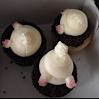 Getting ready for Easter with some bunny tail cupcakes. Yum!