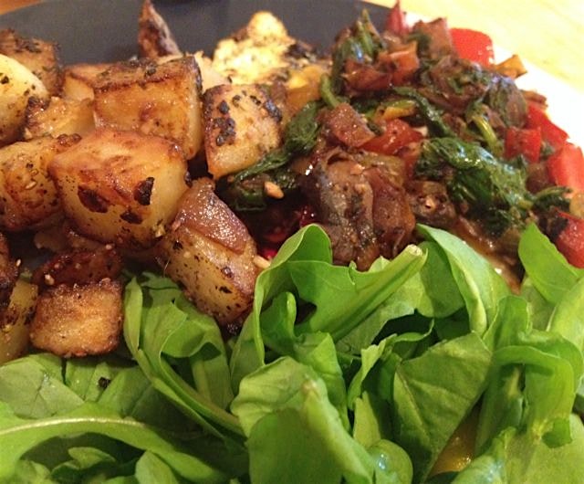 Cleaning out the fridge to prepare for a new week. 