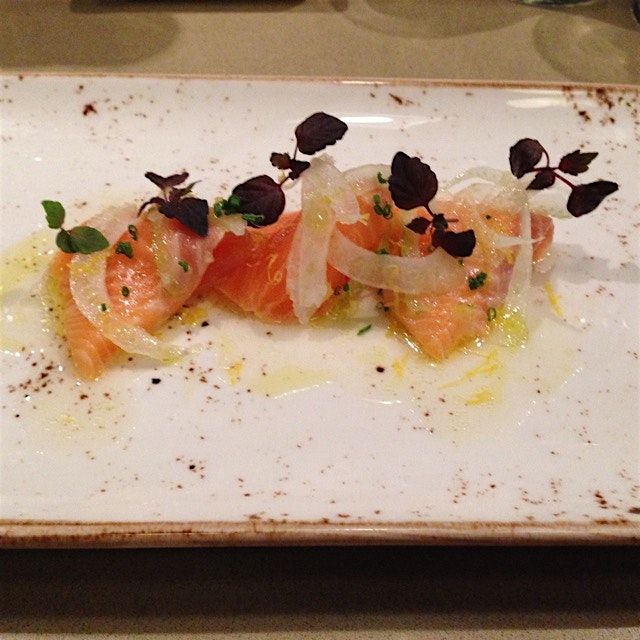 Fresh & citrusy with a subtle fennel crunch - & creamy, melty salmon. Sustainable has never been ...