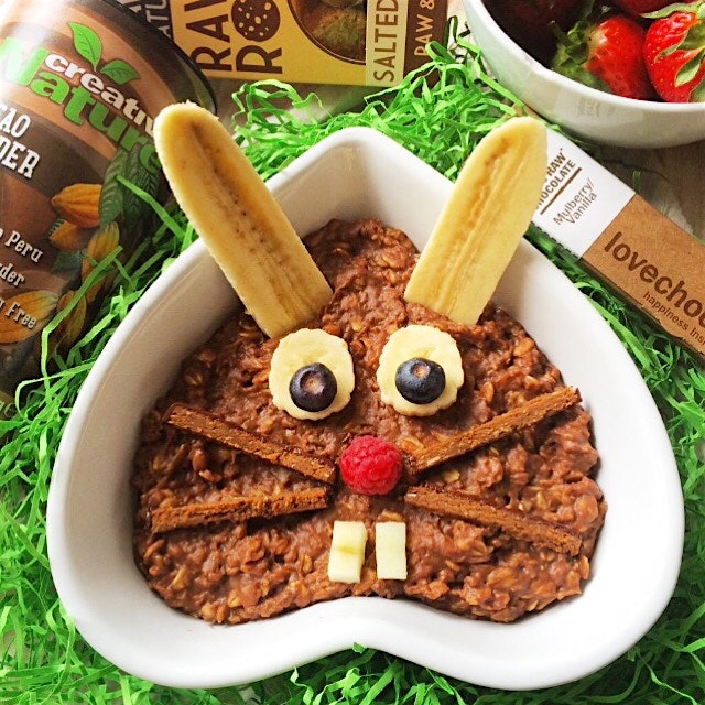 Easter Proats with squarebar whiskers! Created by @mangoandbliss!