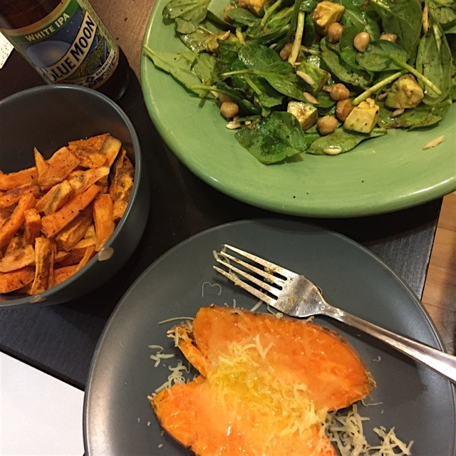Various forms of sweet potato