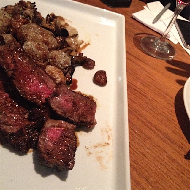 Beef is best with Aceto Balsamico Tradizionale drizzled on top.