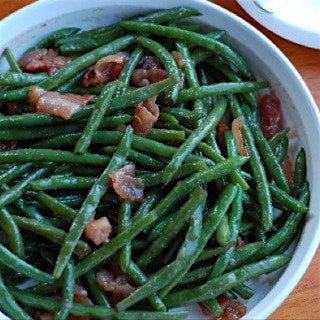 The latest recipe on my blog, Brown Sugar and Bacon Green Beans.
http://bit.ly/1NTsUb3