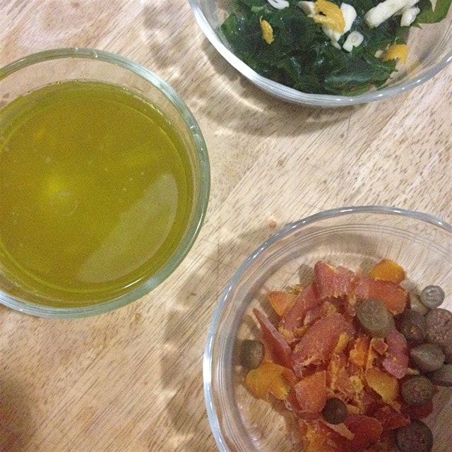 Cooking! Pasta con la bottarga. 