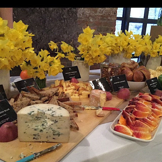 Blue cheese and blood oranges