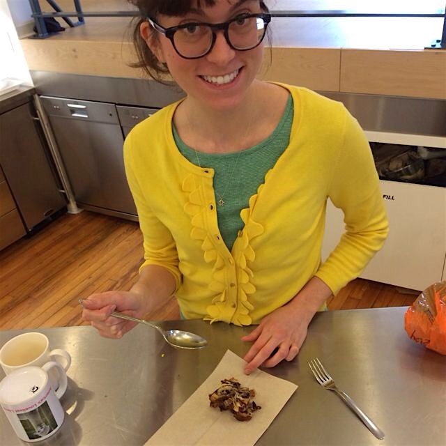 3pm coffee break is ousted by babka! @betsy