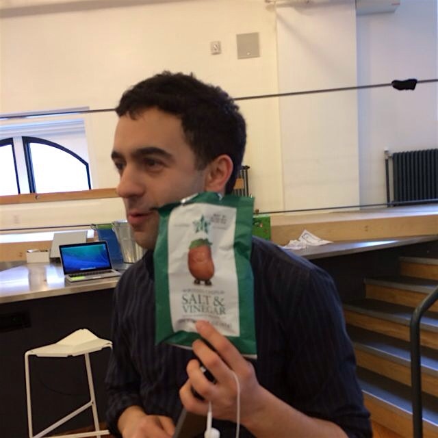 Jeremy loves potato chips