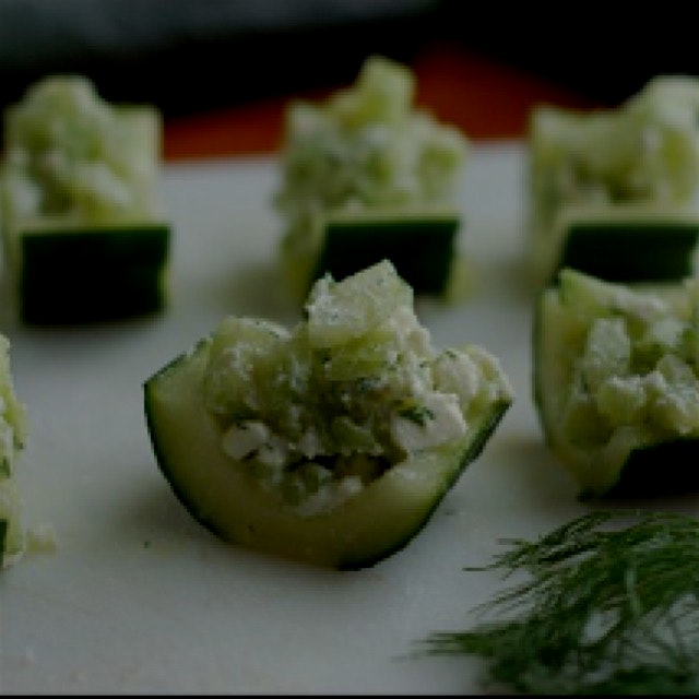 The latest recipe on my blog, Cucumber Boats!
http://www.whatscookingwithjim.com/recipe-items/cuc...