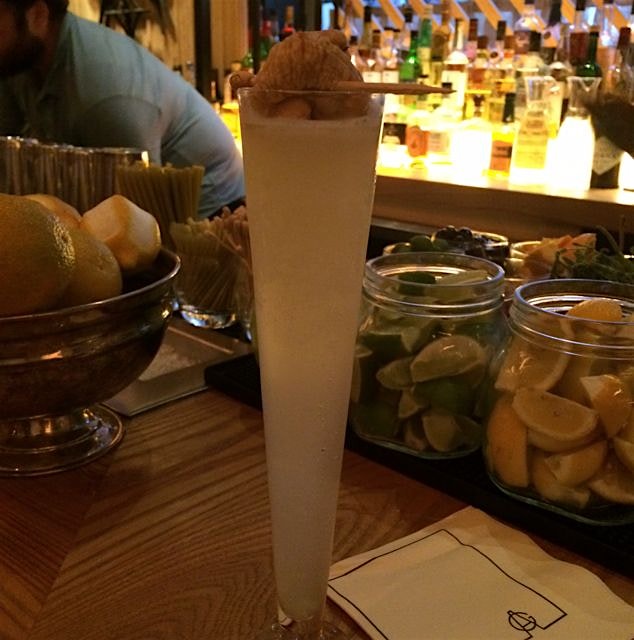 Happy Friday. Champagne fig float at general assembly. #flatironfridays return! 