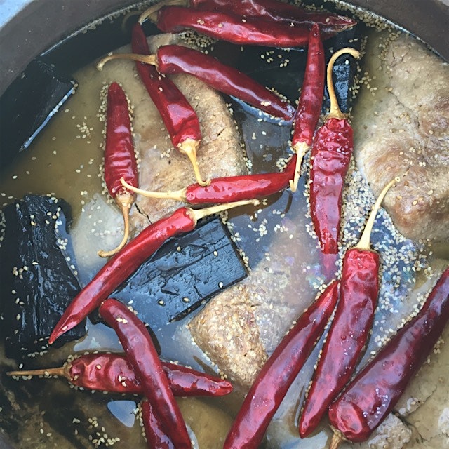 Further adventures in Korean cooking from the League of Kitchens class I took. Our teacher, Sunny...