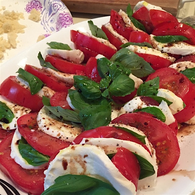 Caprese salad screams spring <3