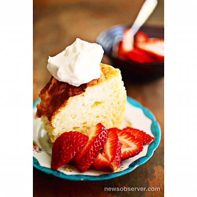 Many believe that the best pedestal for strawberries and whipped cream is chiffon cake. We have t...