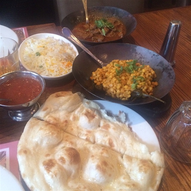 Amazing Punjabi meal in London. 