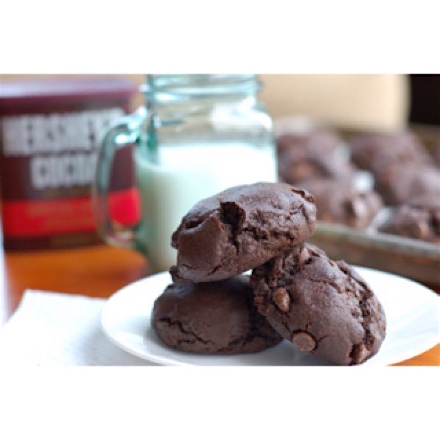 Double Chocolate Chip Cookies from my blog!
http://www.whatscookingwithjim.com/recipe-items/doubl...