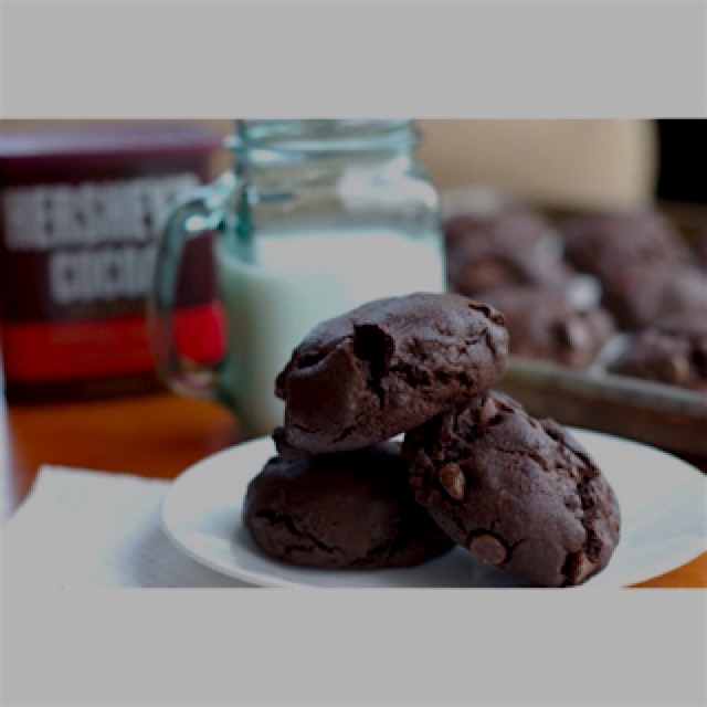 Double Chocolate Chip Cookies from my blog!
http://www.whatscookingwithjim.com/recipe-items/doubl...