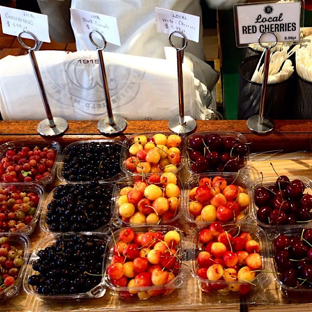 Getting wild with some local cherries. 