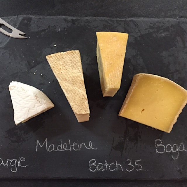 Farmstead cheese tasting at Sprout Creek Farm. Have you tried them all? 