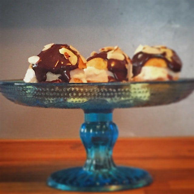I often say I would rather have another glass of wine over dessert. Not if profiteroles are on th...
