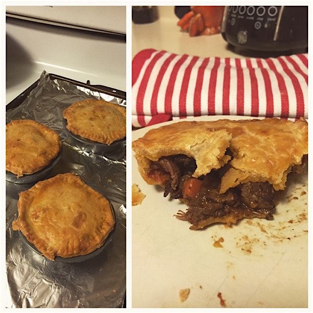 My take on an Aussie meat pie. 