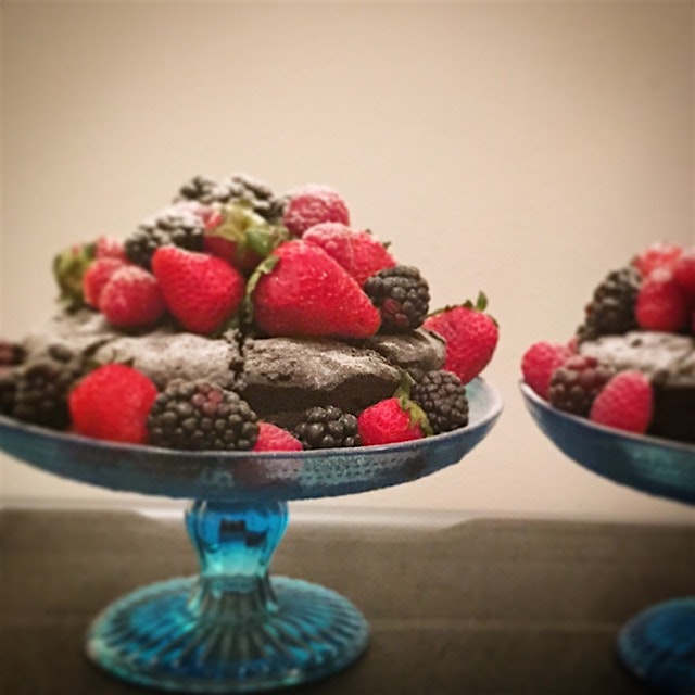 Flourless Chocolate Birthday Cake (not mine 😜)