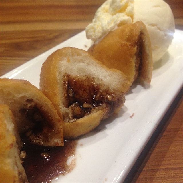 Korean donut - crunchy, chewy, sweet, salty. In other words, perfect!