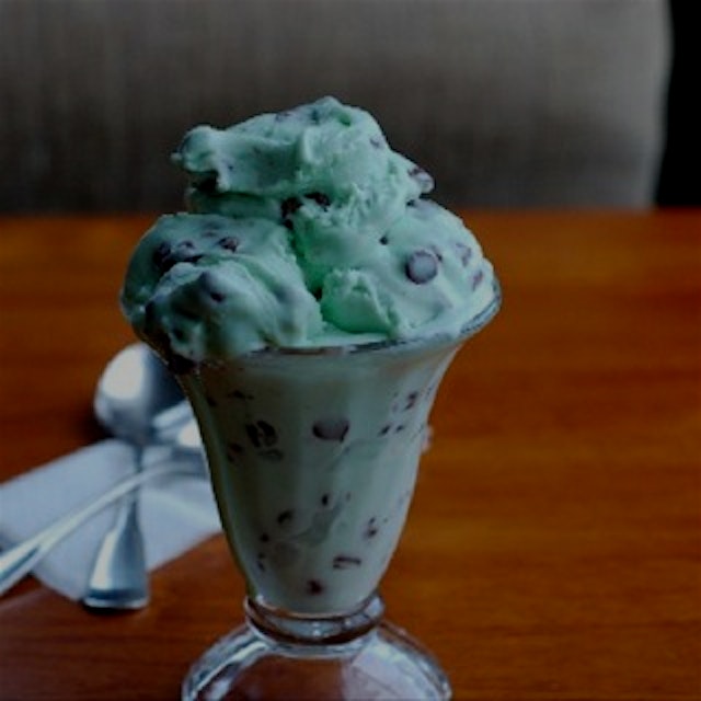 Mint Chocolate Chip Ice Cream recipe from my blog!  This recipe does not require an ice cream mac...