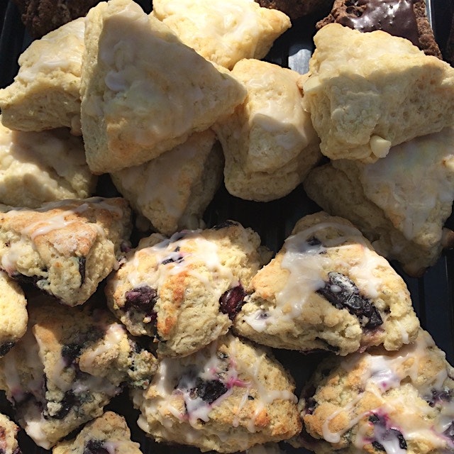 Lime & White Chocolate Scones, Lemon Blueberry Scones-!!!!!!
