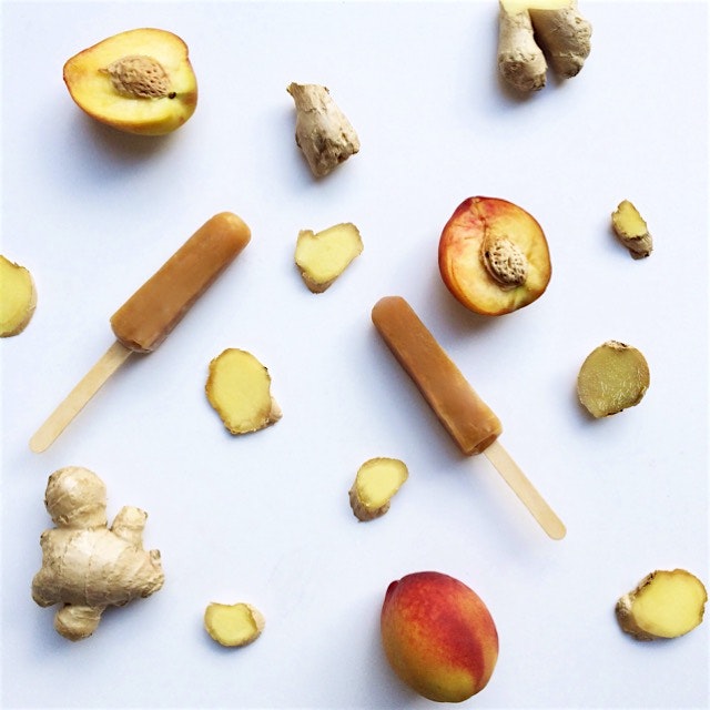 Play with your food! #Peach #Ginger #WhiteTea