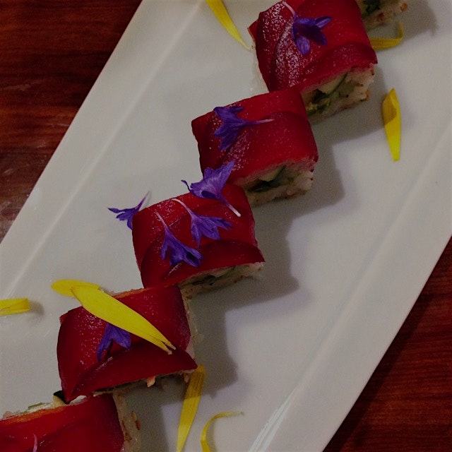 can't BEET this veg sushi