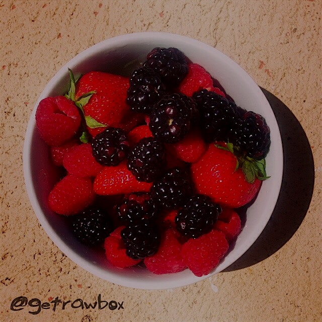Berries for breakfast!