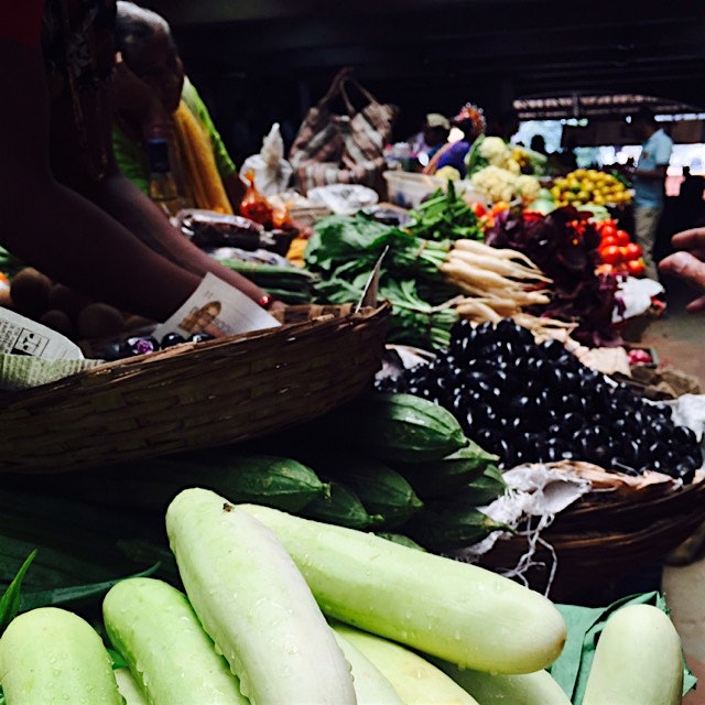 Bounty of fresh, local and in season fruits and veggies in Panaji, #Goa the original #farmersmarket