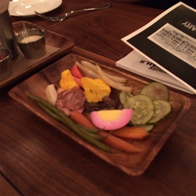 Always love pickled anything.  Pickle plate at The Library at the Public Theater