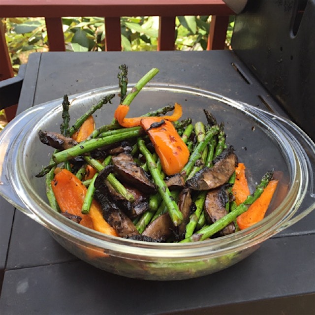 First bbq grilled veggies of the season.